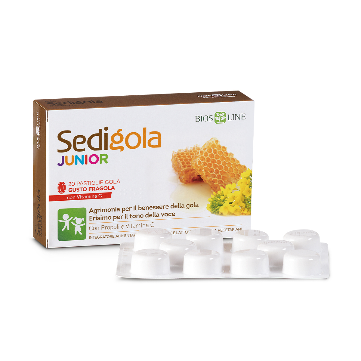 Sedigola Pastiglie Gola Junior