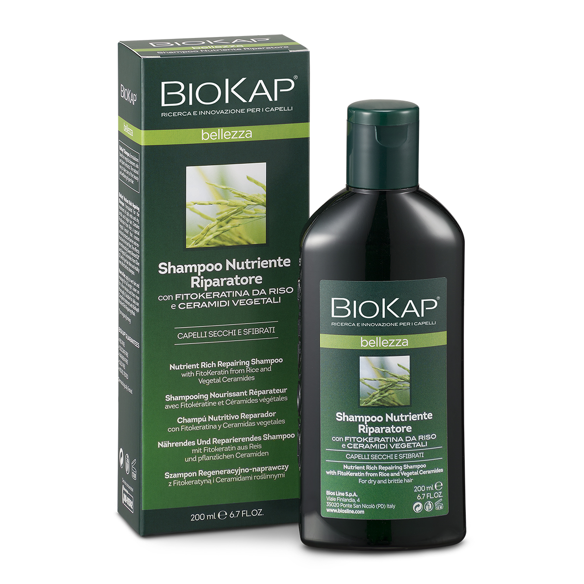 BioKap® Bellezza Shampoo Nutriente Riparatore
