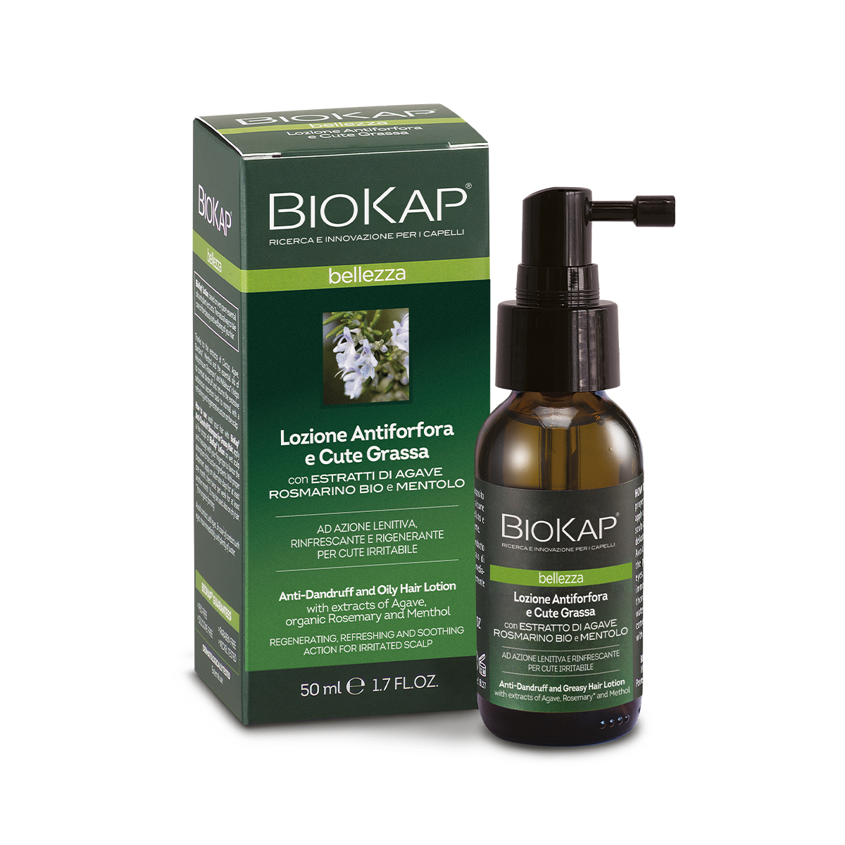 BioKap® Bellezza Lozione Antiforfora e Cute Grassa