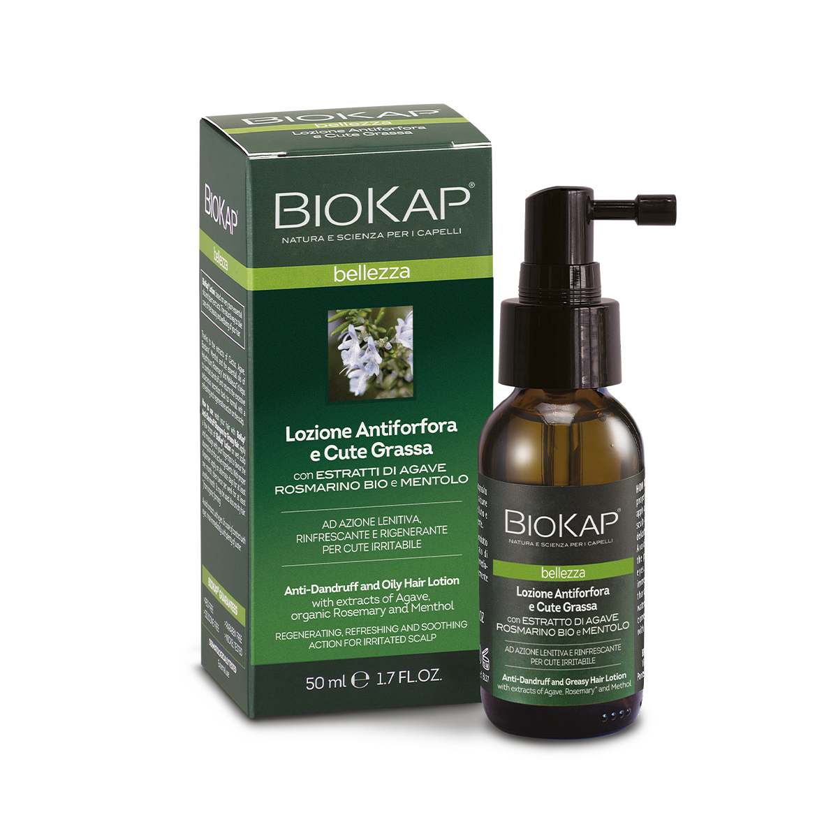 BioKap Bellezza Lozione Antiforfora e Cute Grassa