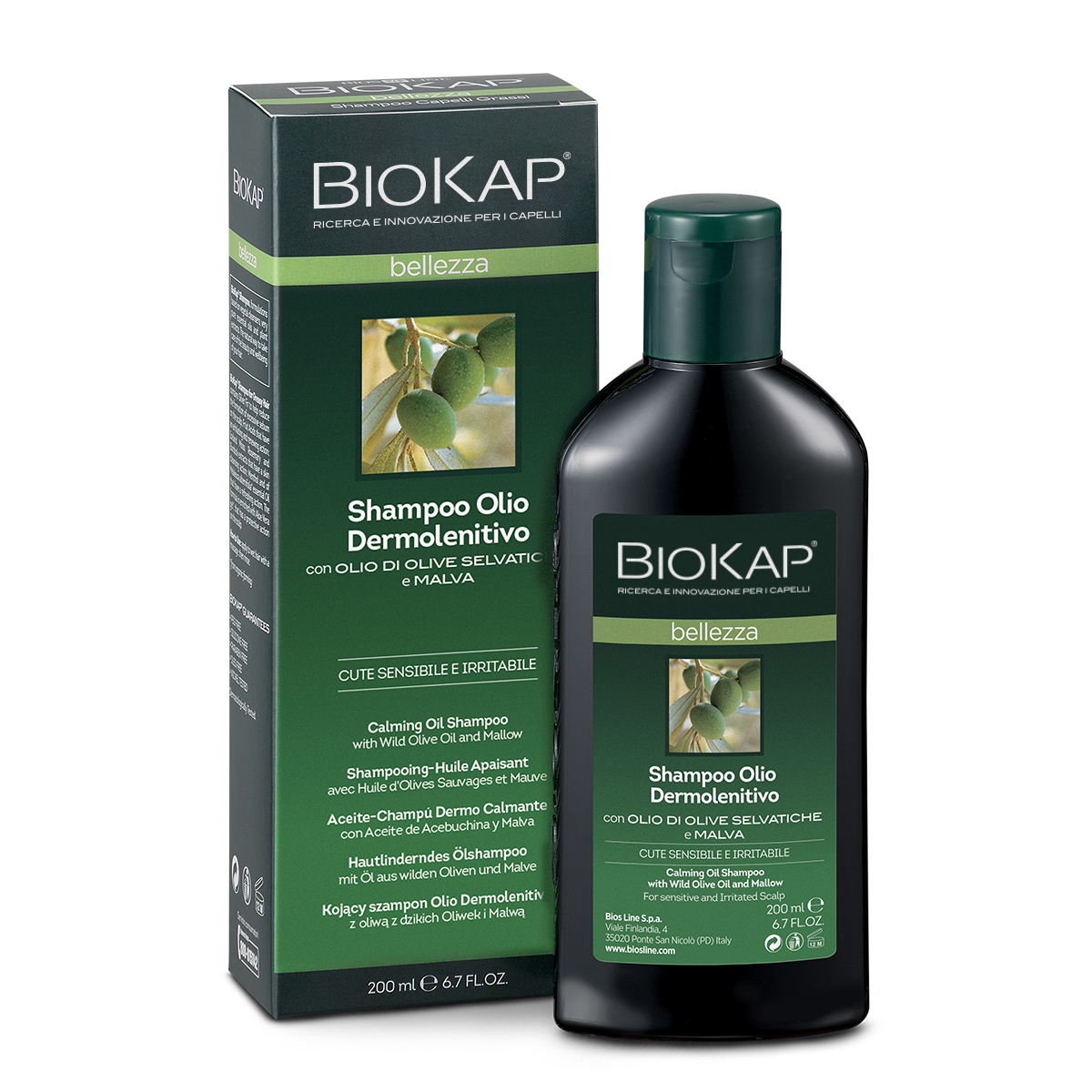 BioKap® Bellezza Shampoo Olio Dermolenitivo