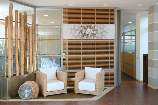 Bios Line Salottino ingresso sede