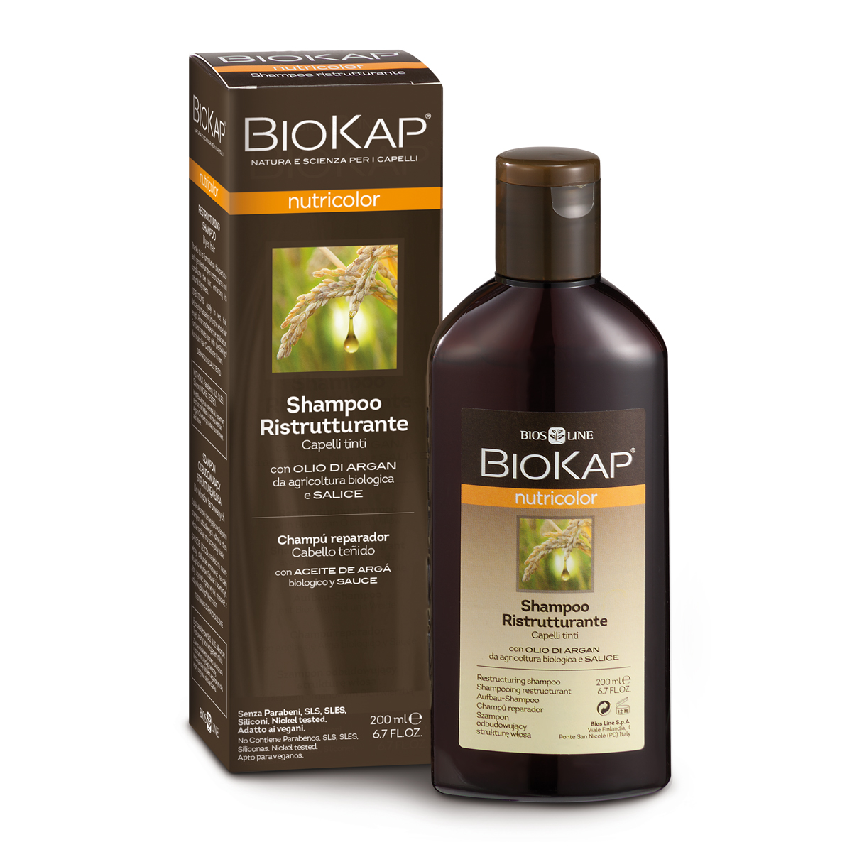 BioKap Nutricolor Shampoo Ristrutturante | Bios Line
