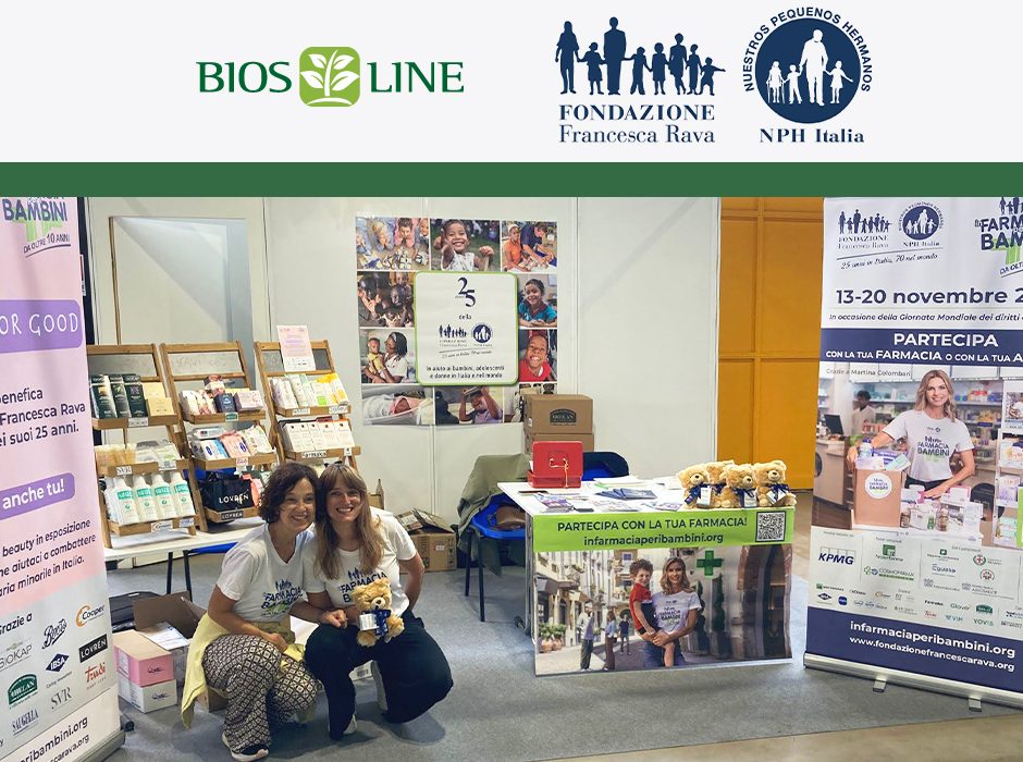 Bios Line sostiene “In Farmacia per i Bambini”