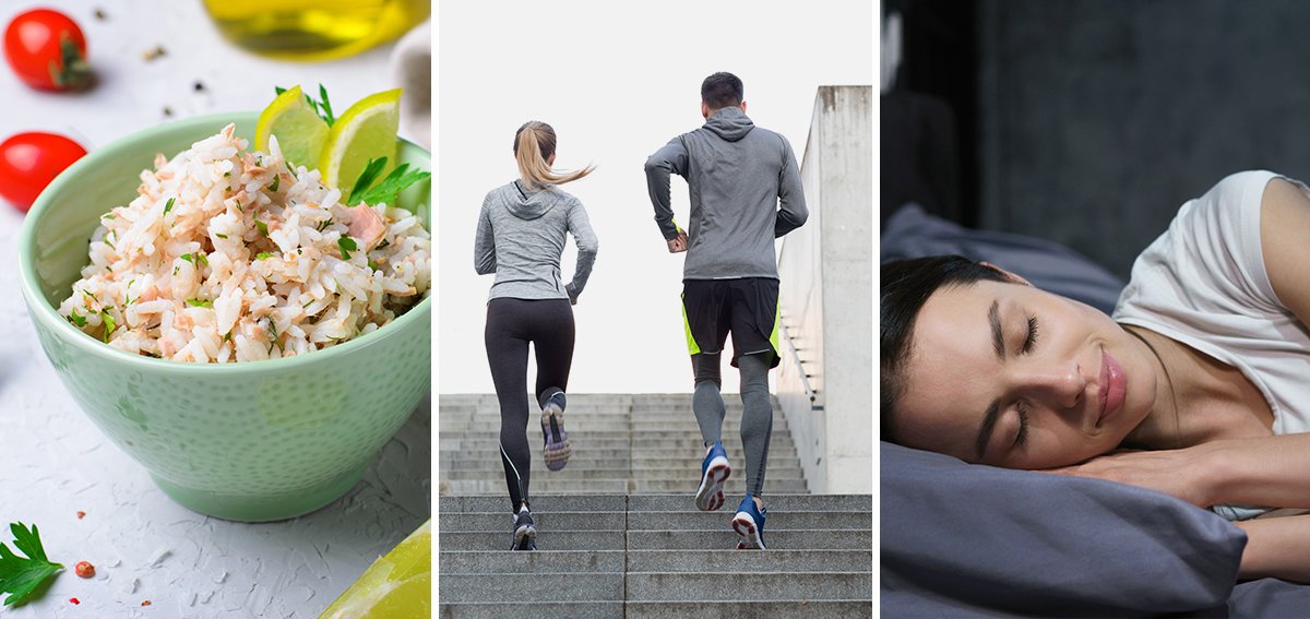 cibo-sano-coppia-che-fa-jogging-donns-che-dorme